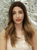 zaful Brown Gradient Color Fluffy Wavy Long Synthetic Wig