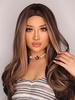 zaful Brown Highlight Fluffy Wavy Long Synthetic Wig