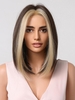 zaful Brown Highlight Shoulder-length Bob Haircut Straight Synthetic Wig