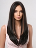 zaful Brown Higlight Long Natural Straight Synthetic Wig