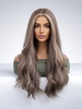 zaful Brown Mixed Color Fluffy Long Wavy Synthetic Wig