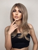 zaful Brown Mixed Color Layered Natural Straight Synthetic Wig