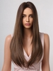 zaful Brown Natural Straight Long Synthetic Wig