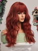 zaful Christmas Cosplay Bangs Long Wavy Synthetic Wig