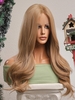 zaful Christmas Golden Lace Front Long Wavy Cosplay Synthetic Wig