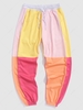 ZAFUL Colorblock Pocket Casual Beam Feet Sweatpants Xl Multi a