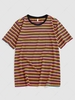 ZAFUL Colorful Stripe Short Sleeve T-shirt L