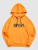 ZAFUL Contrasting Letter Graphic Essentials Hoodie 2xl Yellow