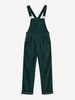 ZAFUL Corduroy Front Pocket Criss Cross Overall L Deep green