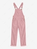 ZAFUL Corduroy Front Pocket Criss Cross Overall L Light pink