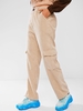 ZAFUL Corduroy Pocket High Waist Straight Pants Xl Light coffee