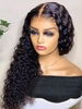 zaful Curly 180% Density Human Hair 13*4 Lace Front Wig