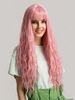 zaful Cute Long Wavy See-through Bang Synthetic Wig