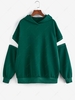 ZAFUL Cutout Oversized Hoodie M Deep green