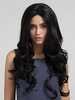 zaful Fluffy Black Long Wavy Heat Resistant Synthetic Wig