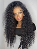 zaful Fluffy Curly Long Lace-front Human Hair Wig
