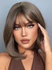 zaful Fluffy Dark Brown Short Bobo Haircut Synthetic Wig