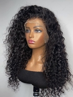 zaful Fluffy Deep Curly 13*4 Lace Front 150% Human Hair Wig