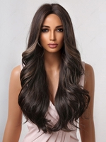 zaful Fluffy Long Mixed Color Wavy Synthetic Wig