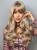 zaful Fluffy Long See-through Bang Wavy Synthetic Wig