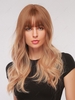 zaful Fluffy Long Wavy See-through Bang Synthetic Wig