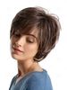 zaful Fluffy Short Natural Curly Side Bang Synthetic Wig