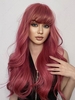 zaful Full Bang Long Fluffy Wavy Synthetic Wig