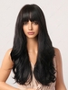 zaful Full Bang Long Wavy Synthetic Wig