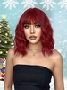 zaful Full Bang Short Bob Wavy Synthetic Wig