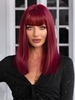 zaful Full Bang Silky Straight Mid-length Synthetic Wig