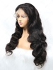 zaful Full Lace 130% Human Hair Body Wavy Wig