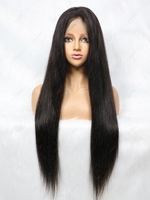 zaful Full Lace 130% Human Hair Silky Straight Wig