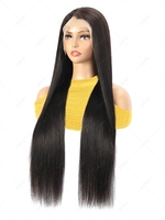 zaful Full Lace 150% Human Hair Silky Straight Wig