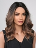 zaful Gradient Color Medium Length Wavy Synthetic Wig