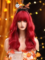 zaful Halloween Long Wavy Full Bangs Synthetic Wig(Excluding Accessories)