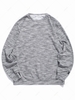 ZAFUL Henley Casual Pullover Sweatshirt Xl Dark gray