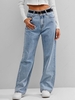 ZAFUL High Waist Wide Leg Jeans M Light blue