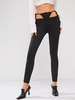 ZAFUL High Waisted Built-in G-string Skinny Leggings S Black