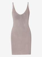 ZAFUL Knitted Backless Bodycon Dress L Light coffee