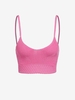 ZAFUL Knitted Bralette Top L Light pink