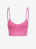 ZAFUL Knitted Bralette Top L Light pink