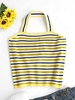 ZAFUL Knitted Striped Halter Tank Top L