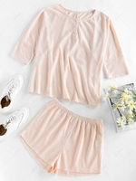 ZAFUL Knitted Two Piece Set Xl Antique white