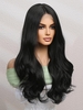 zaful Lace Front Deep Wave Long Synthetic Black Wig