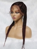 zaful Lace Front Eight-stranded Braid Hair Synthetic Wig with Ponytail