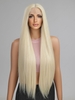 zaful Lace Front Extra Long Silky Straight Synthetic Wig