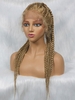 zaful Lace Front Long Braid Hair Synthetic Wig with Ponytail
