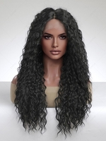 zaful Lace Front Long Fluffy Curly Synthetic Wig