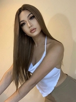 zaful Lace Front Long Straight Brown Synthetic Wig