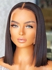 zaful Lace Front Silky Straight Human Hair Wig